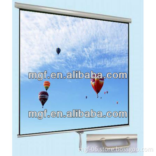 Manual projection Screen/ wall mounted projection screen